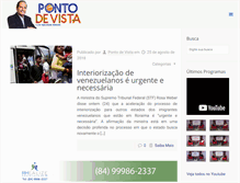 Tablet Screenshot of pontodevistaonline.com.br